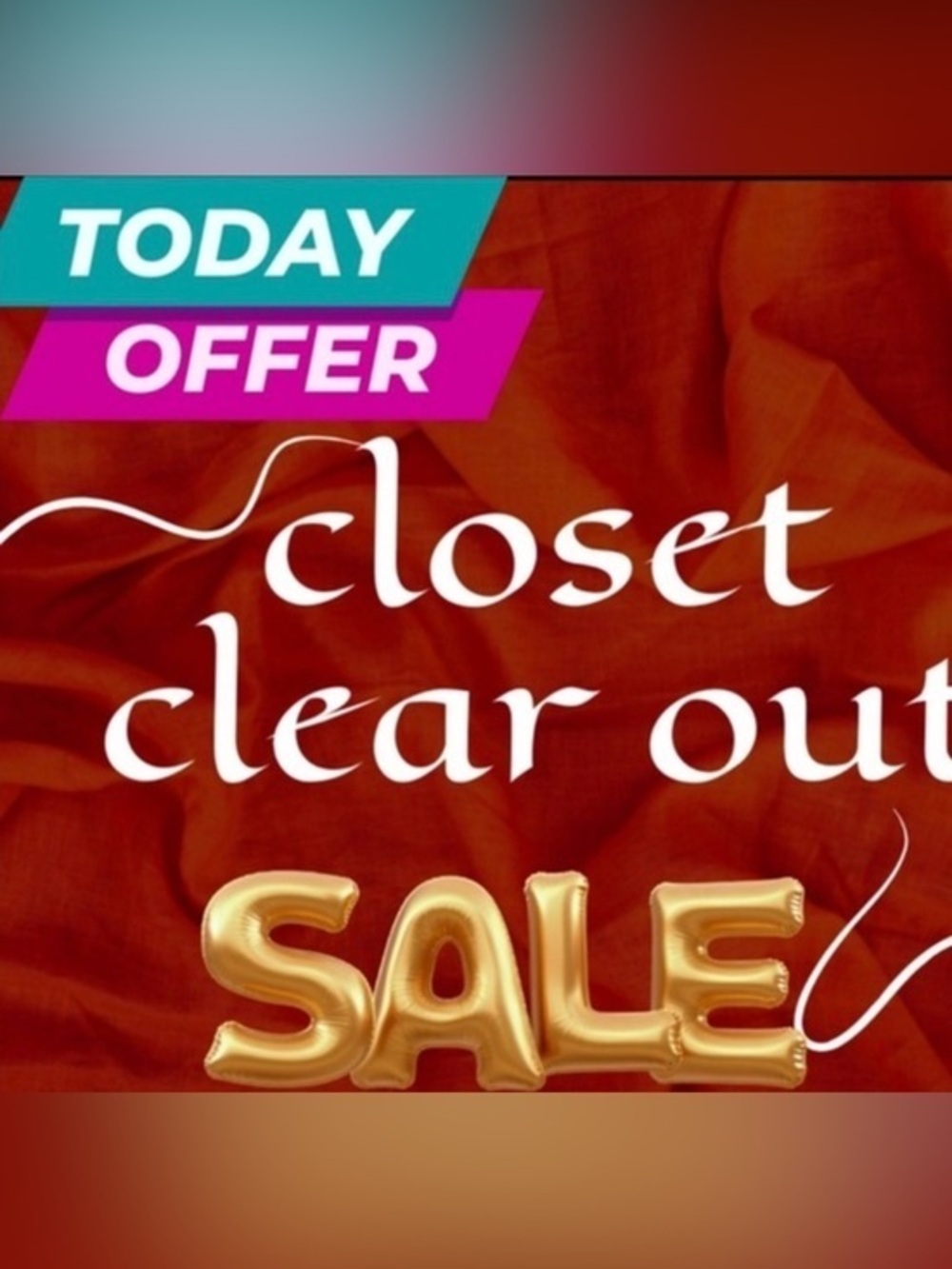 Closet Clear Out 💕⛵️💕